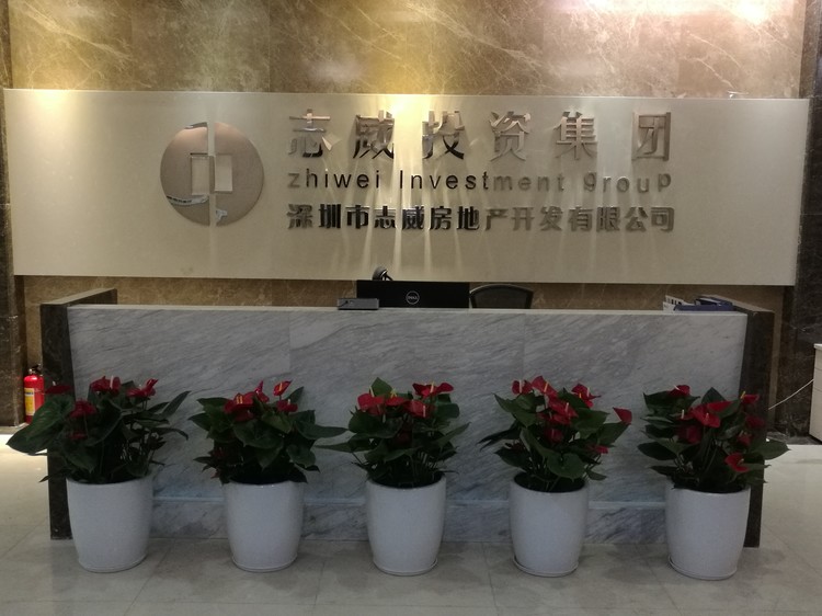 深圳市志威投資集團與四季繽紛園林達成辦公室綠植租賃合作